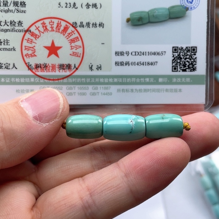 绿松石颈饰未镶嵌