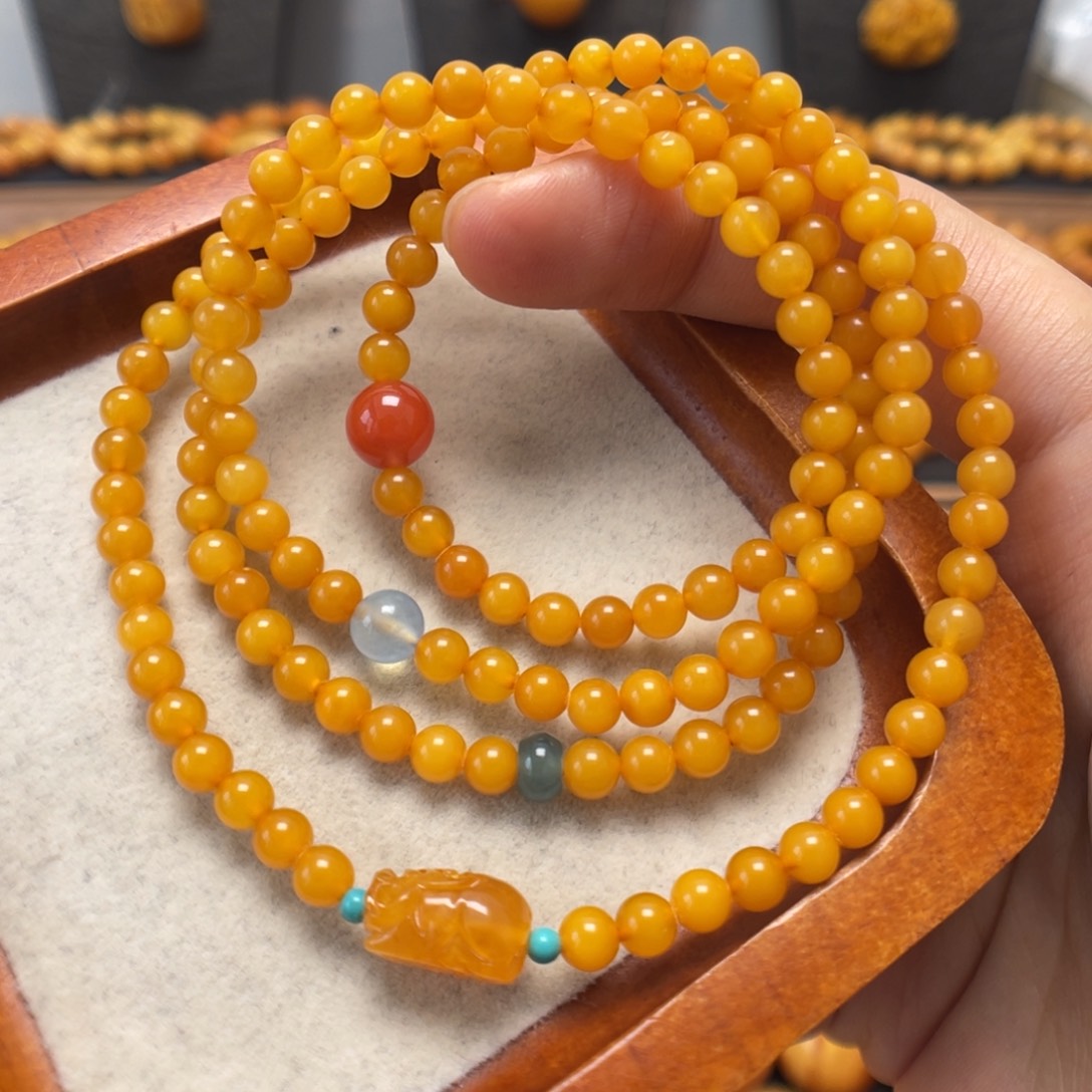 蜜蜡未镶嵌手链蜜蜡