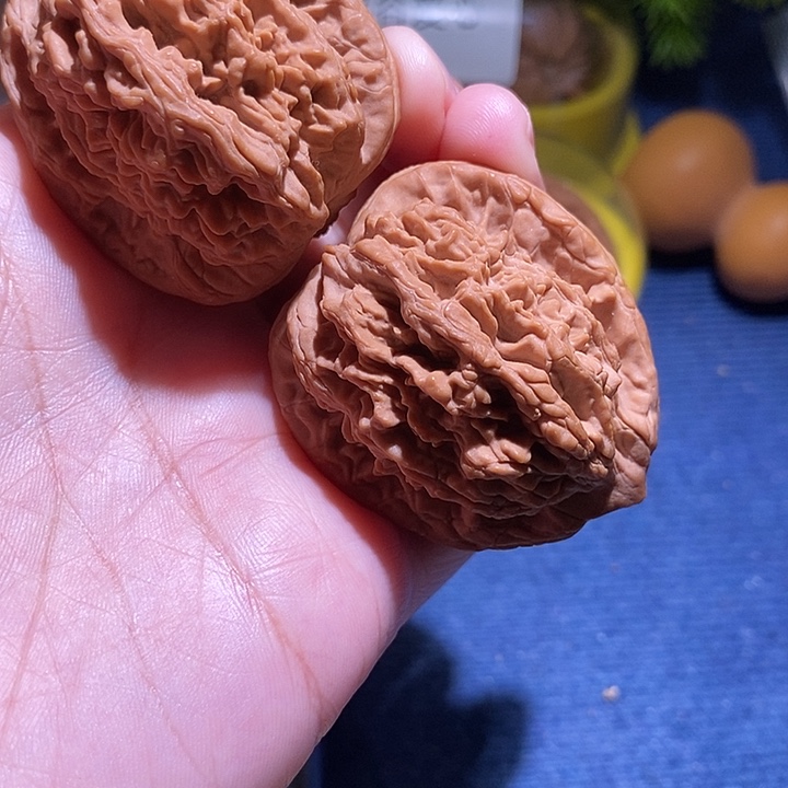 金***光吊坠文玩核桃虎头