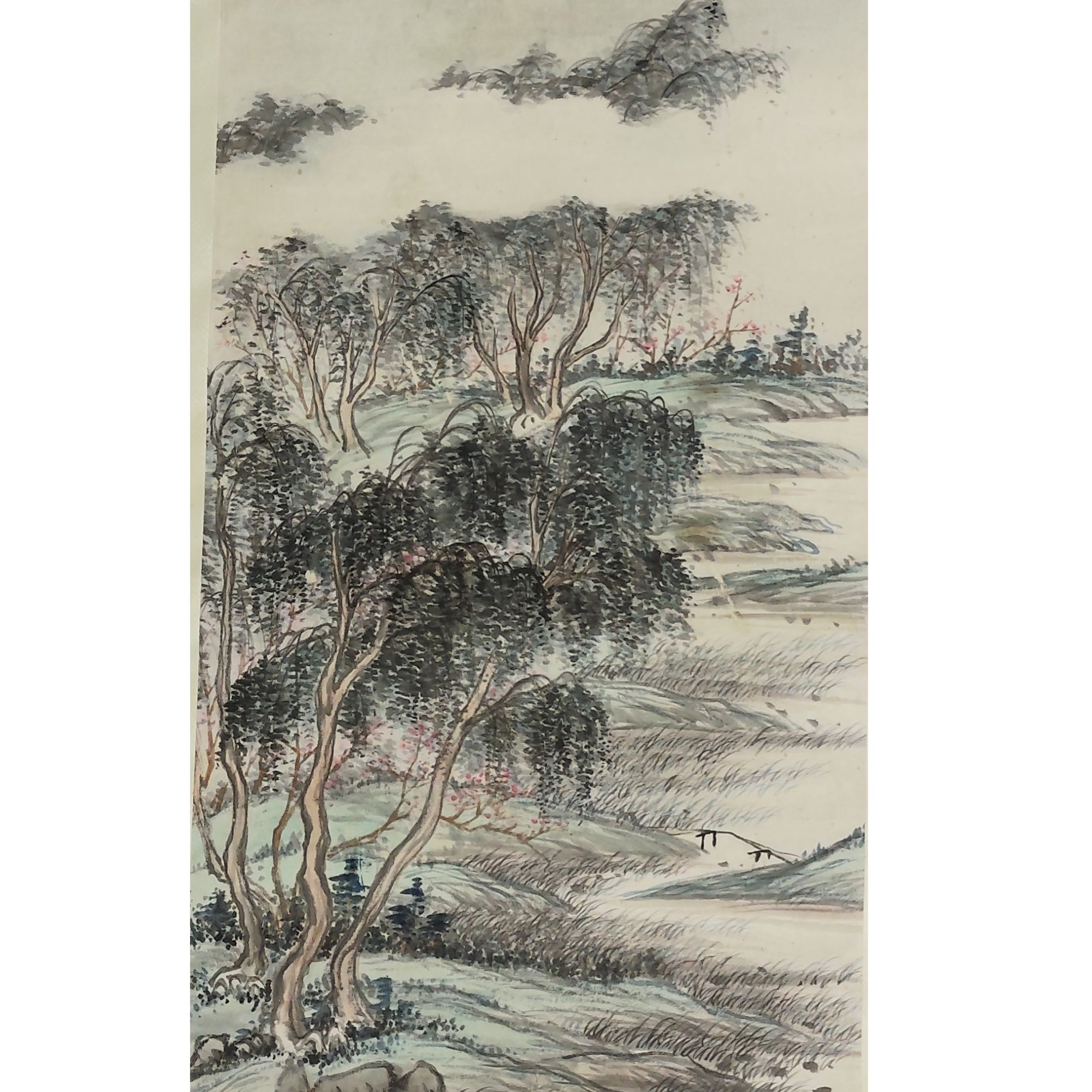 LOT.108 《山水》78*34cm 纸本设色镜片