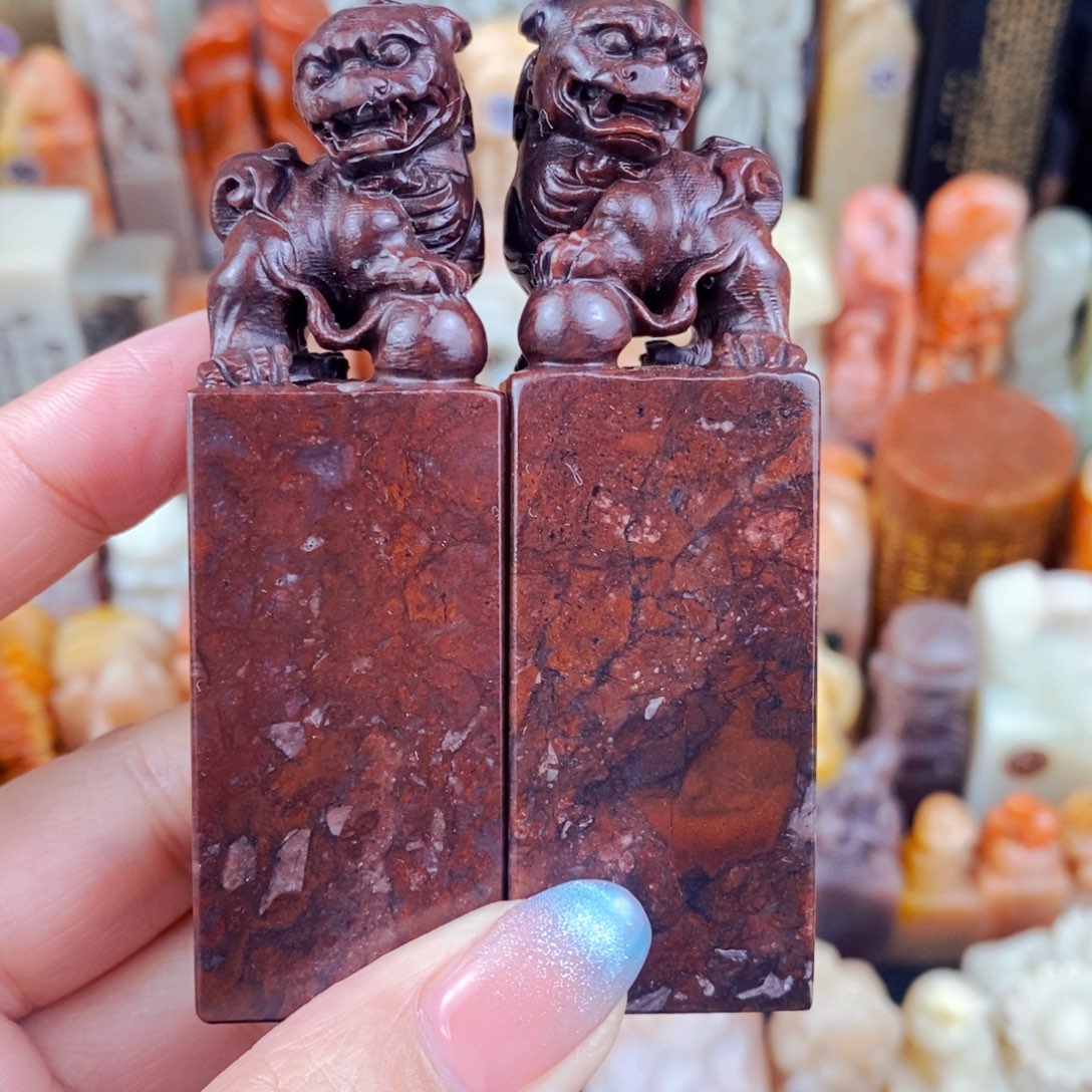 老挝石印石手工篆刻包邮包刻自定义内容