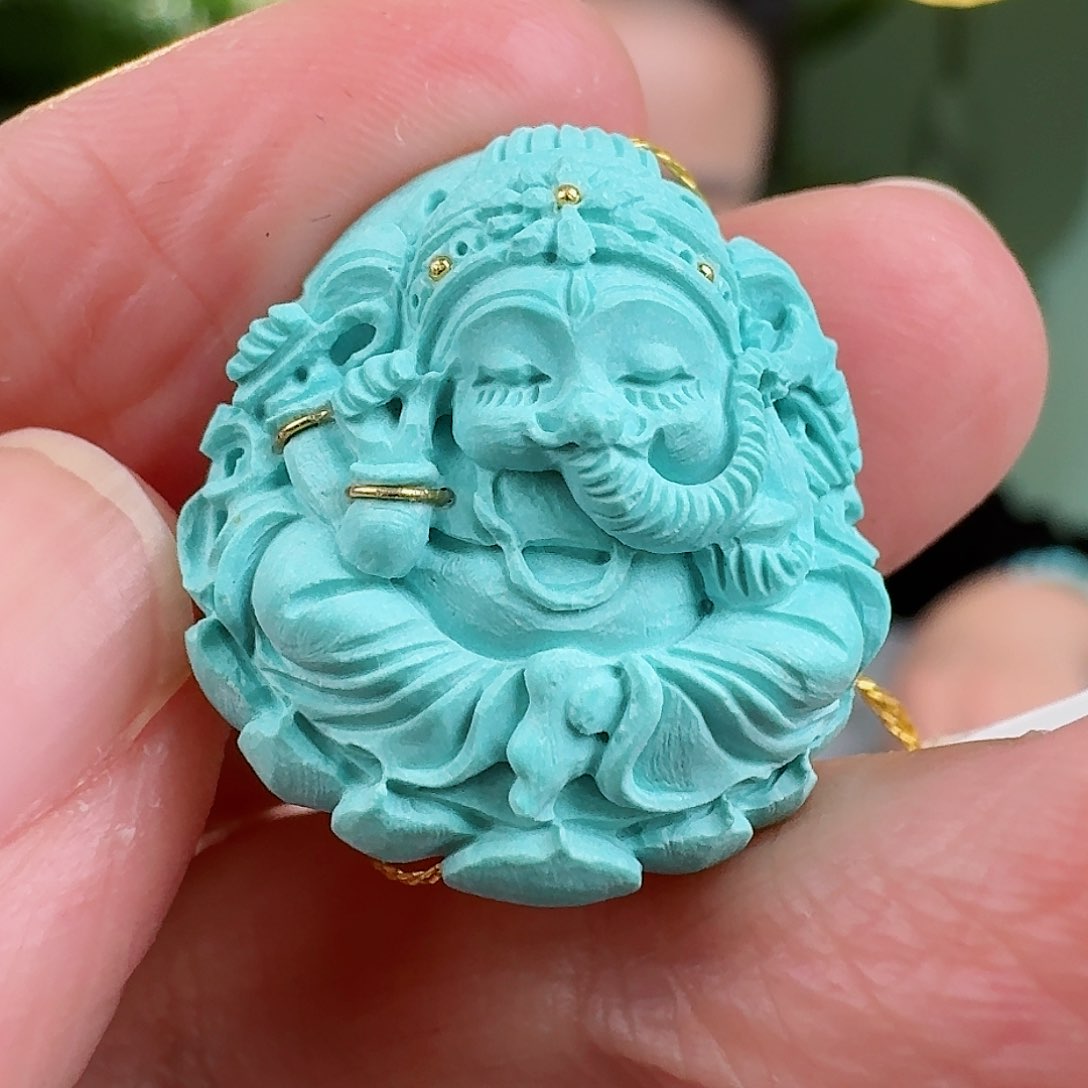 绿松石珠宝奇石未镶嵌