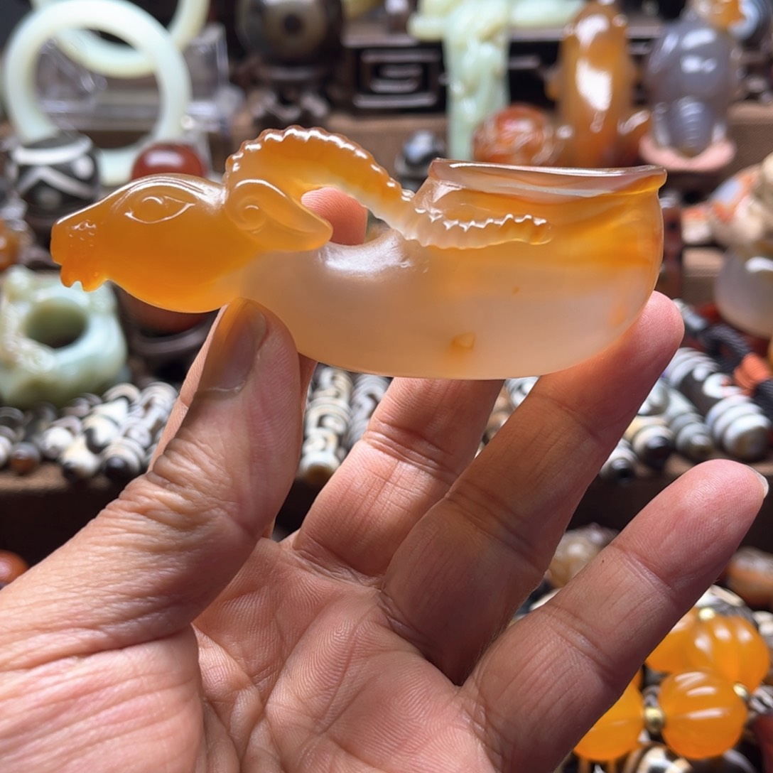 玛瑙/玉髓车挂未镶嵌