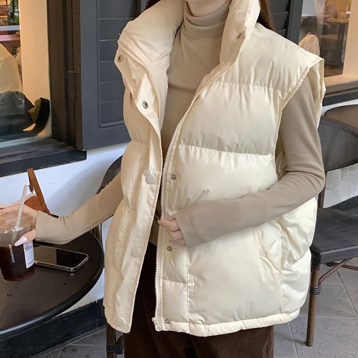 胖颖专属大码秋冬季新款背心马甲宽松外穿坎肩马夹外套2233