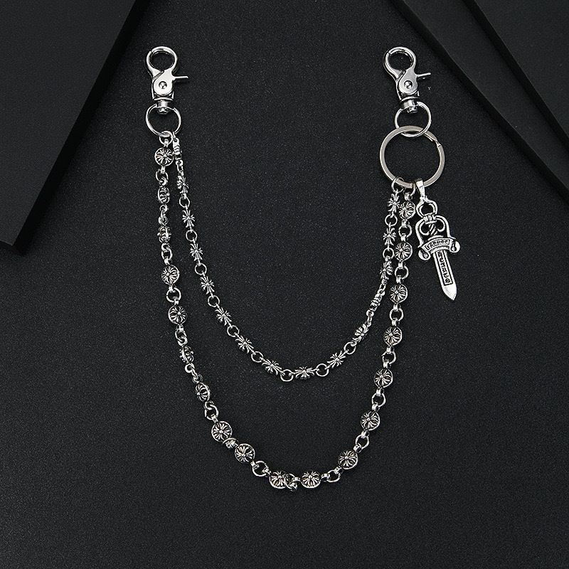 美式嘻哈风通用腰链腰带韩版ins日系时尚欧美复古潮流个性百搭