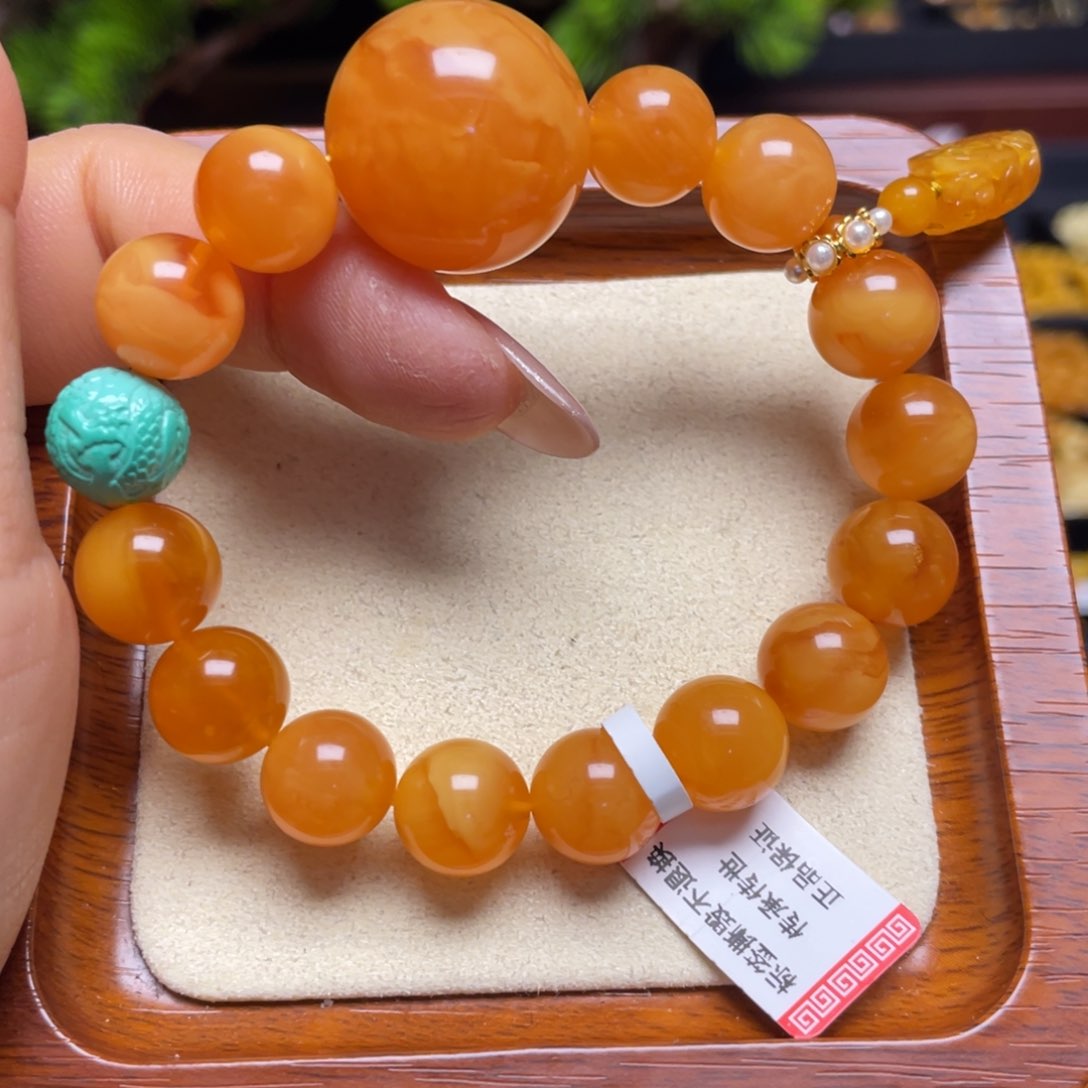 蜜蜡手链未镶嵌手串