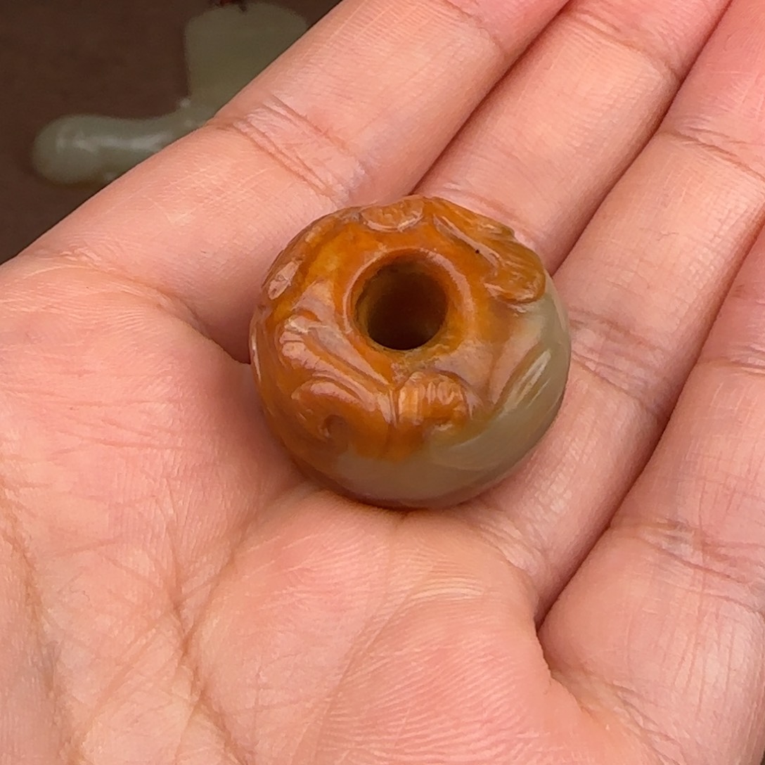 和田玉挂件未镶嵌一***饭