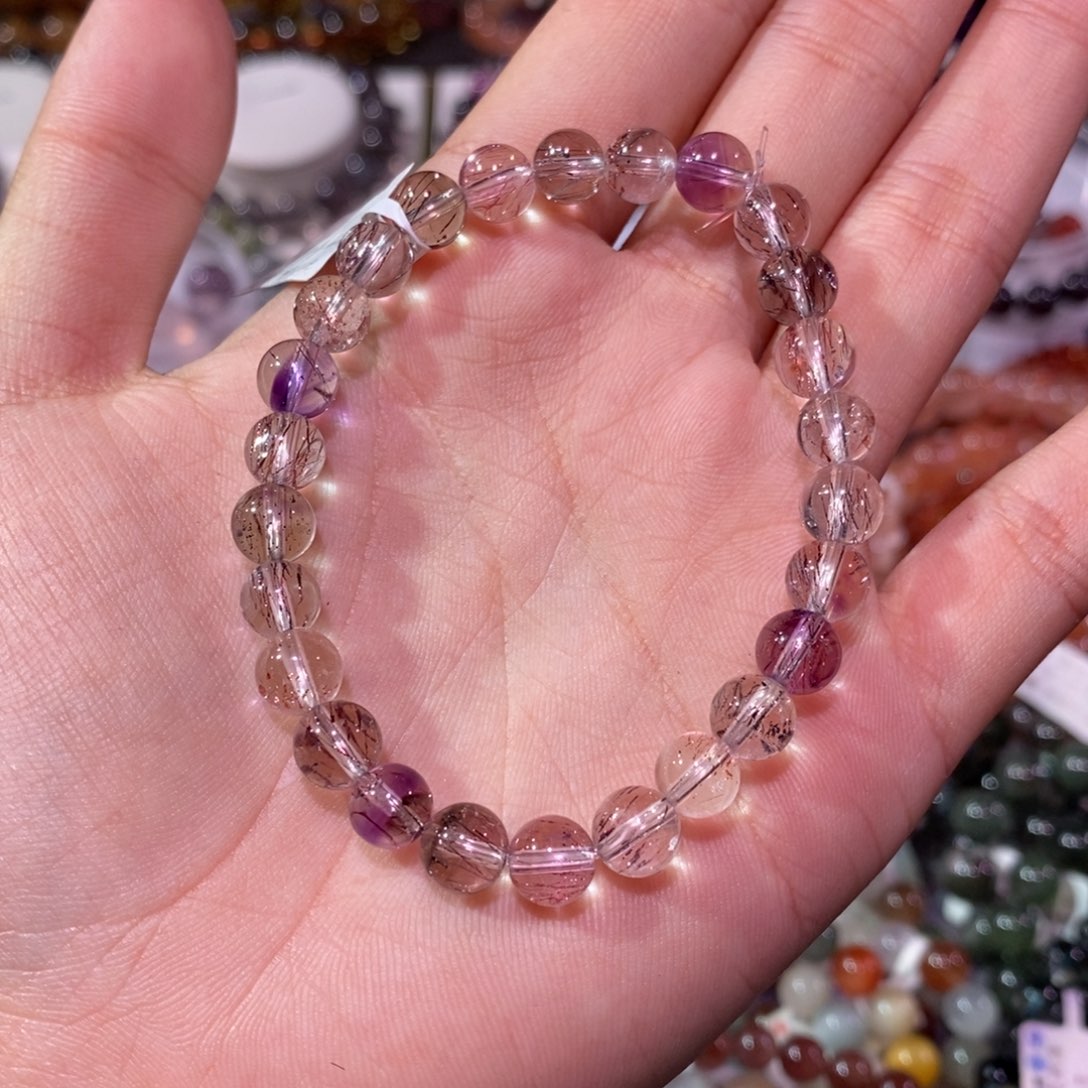 水晶手链未镶嵌大*子超七7+