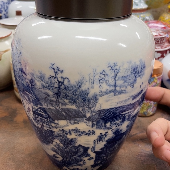 陶瓷罐密封罐茶叶罐储物罐