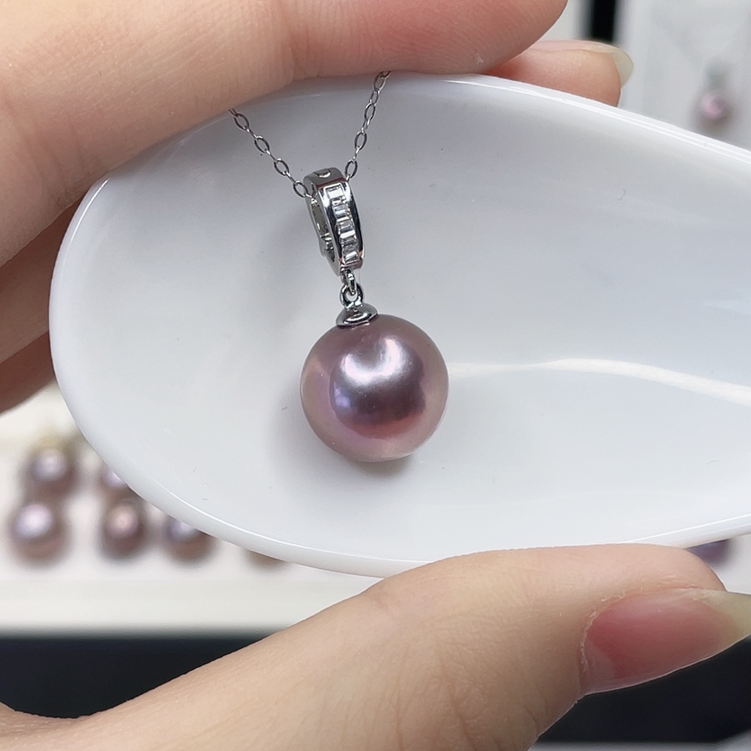 淡水珍珠吊坠(赠链)合金