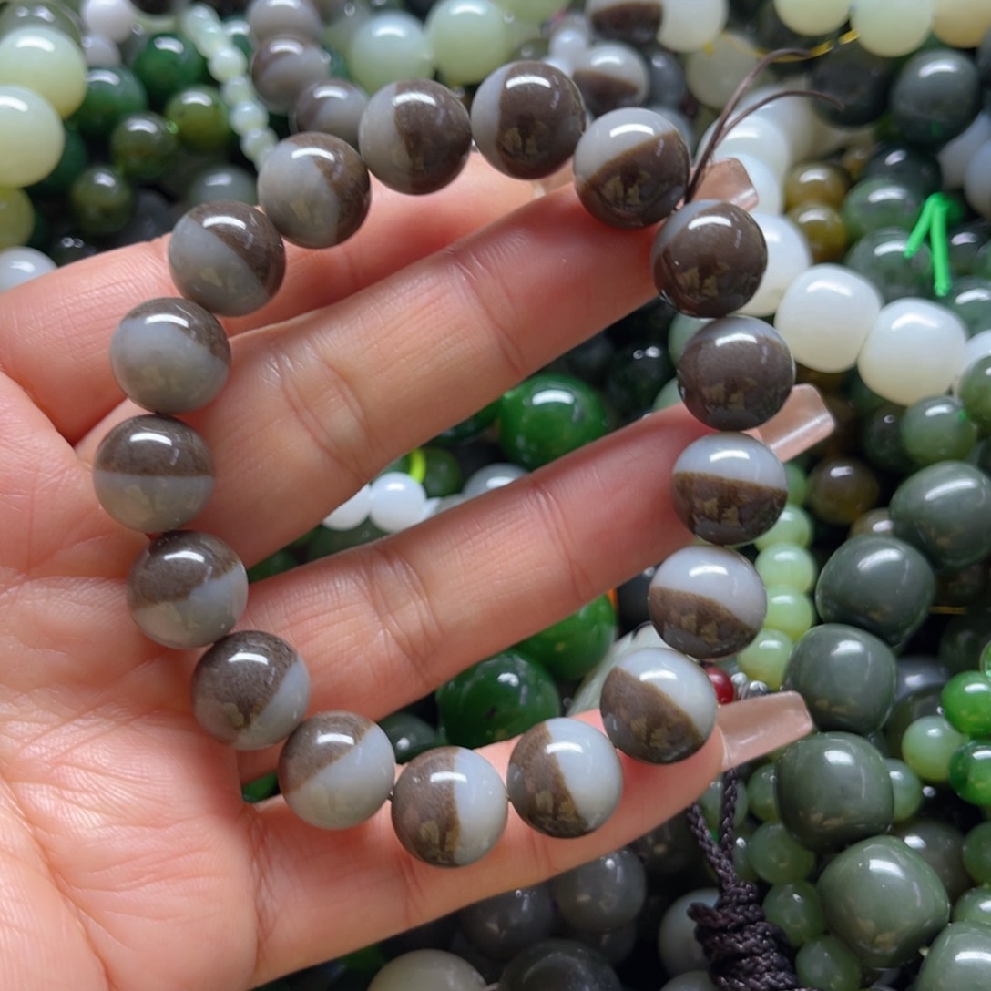 和田玉手链未镶嵌