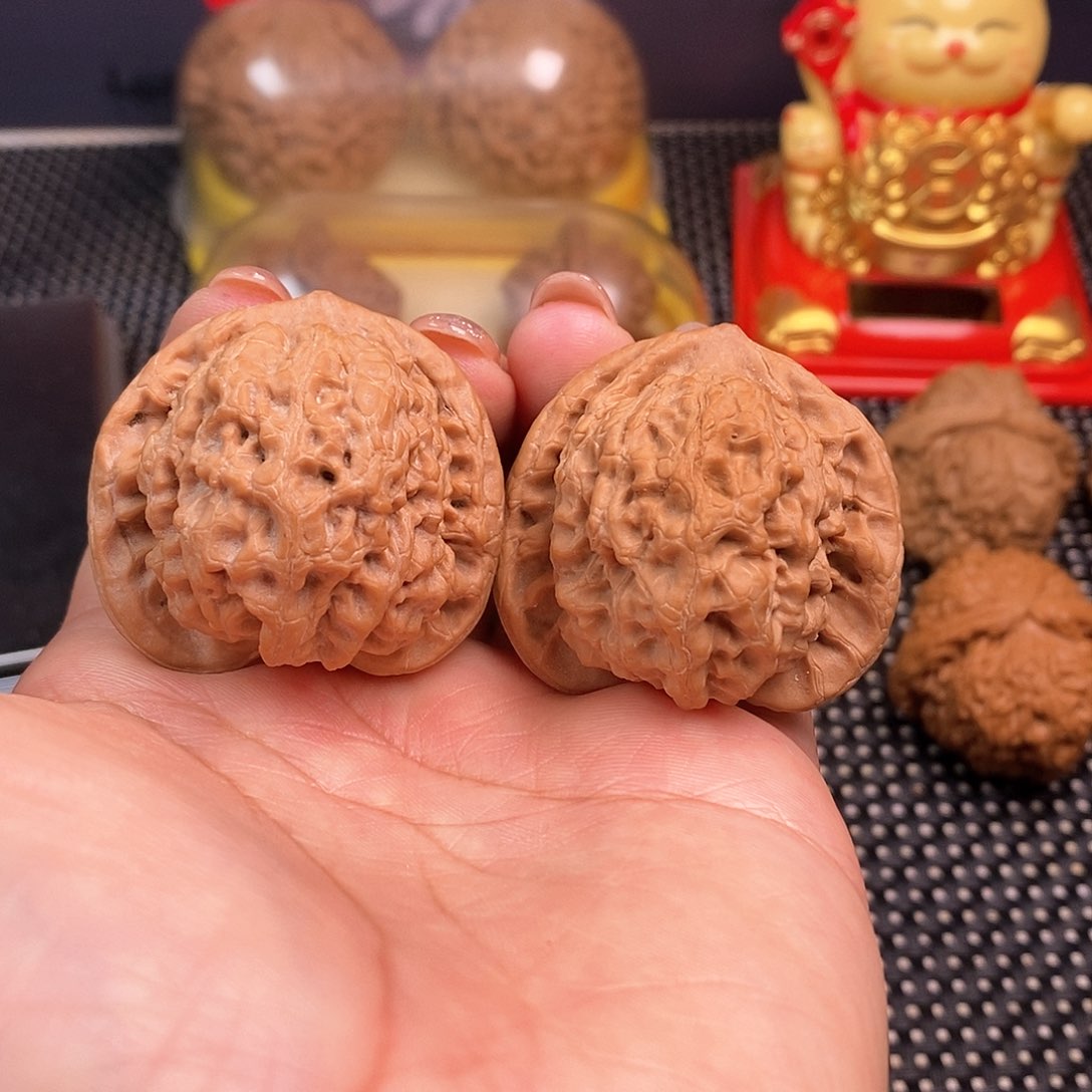 文玩核桃吊坠40尺观音渡全品