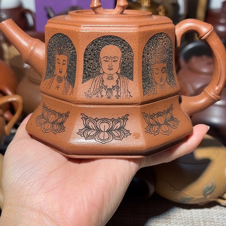 紫砂茶壶原矿宜兴紫砂320cc