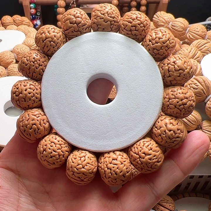 桃核手串野生肌肉小钢炮桃核手串19+尺