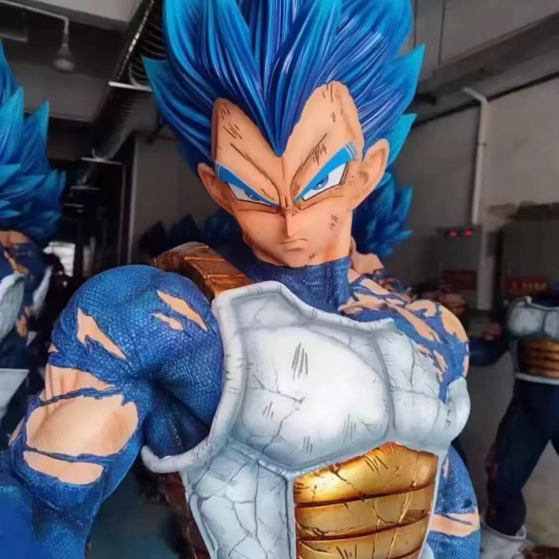 1/1超级赛亚人全是摆件树脂材质可发光230cm【可替换头部】大型摆件