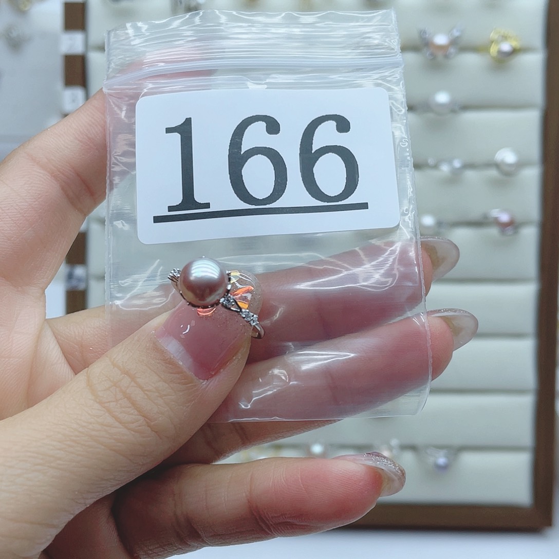 淡水珍珠珠宝奇石银S925镶嵌昔*?166