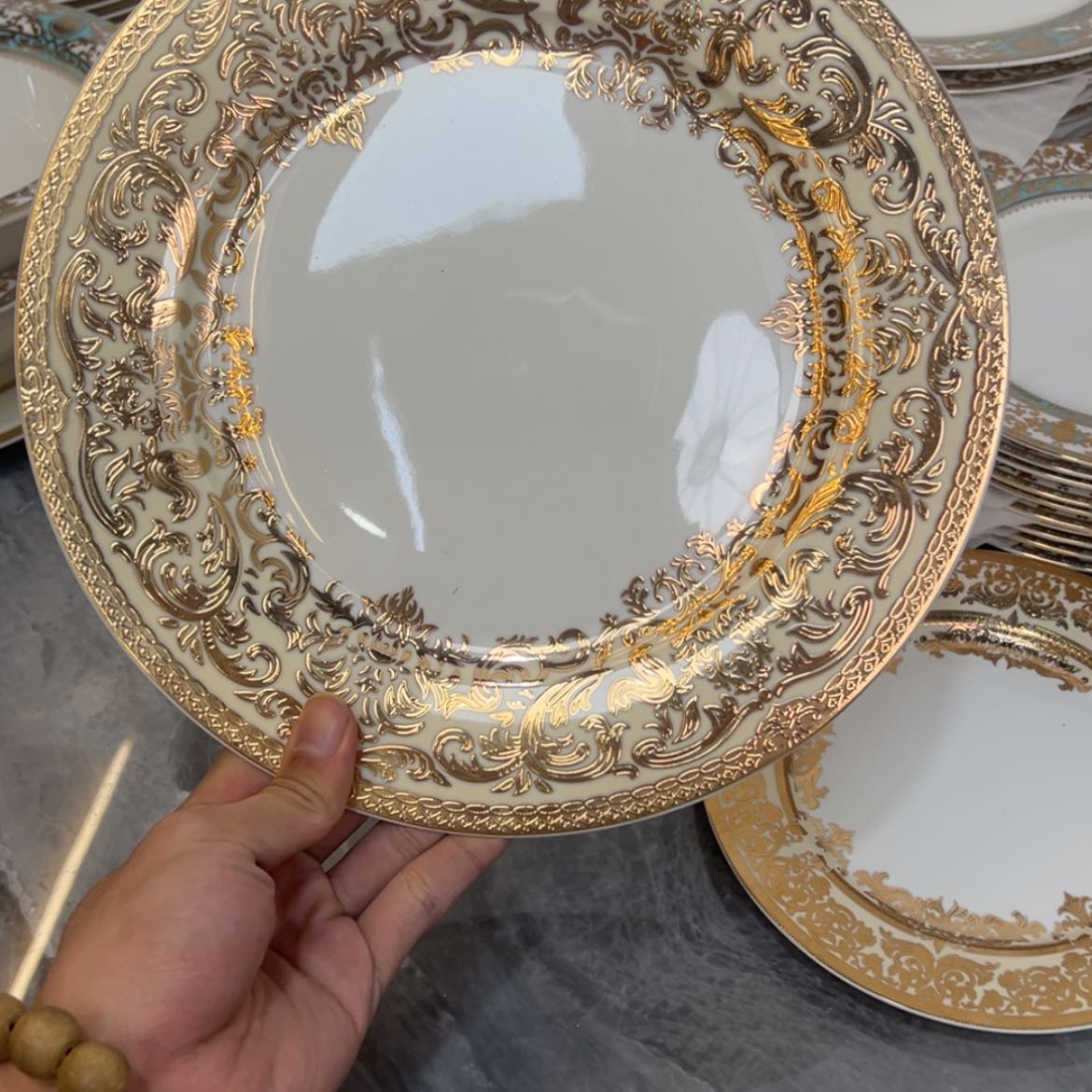 【闪购商品】瓷片10.5寸平盘一个一单福利价