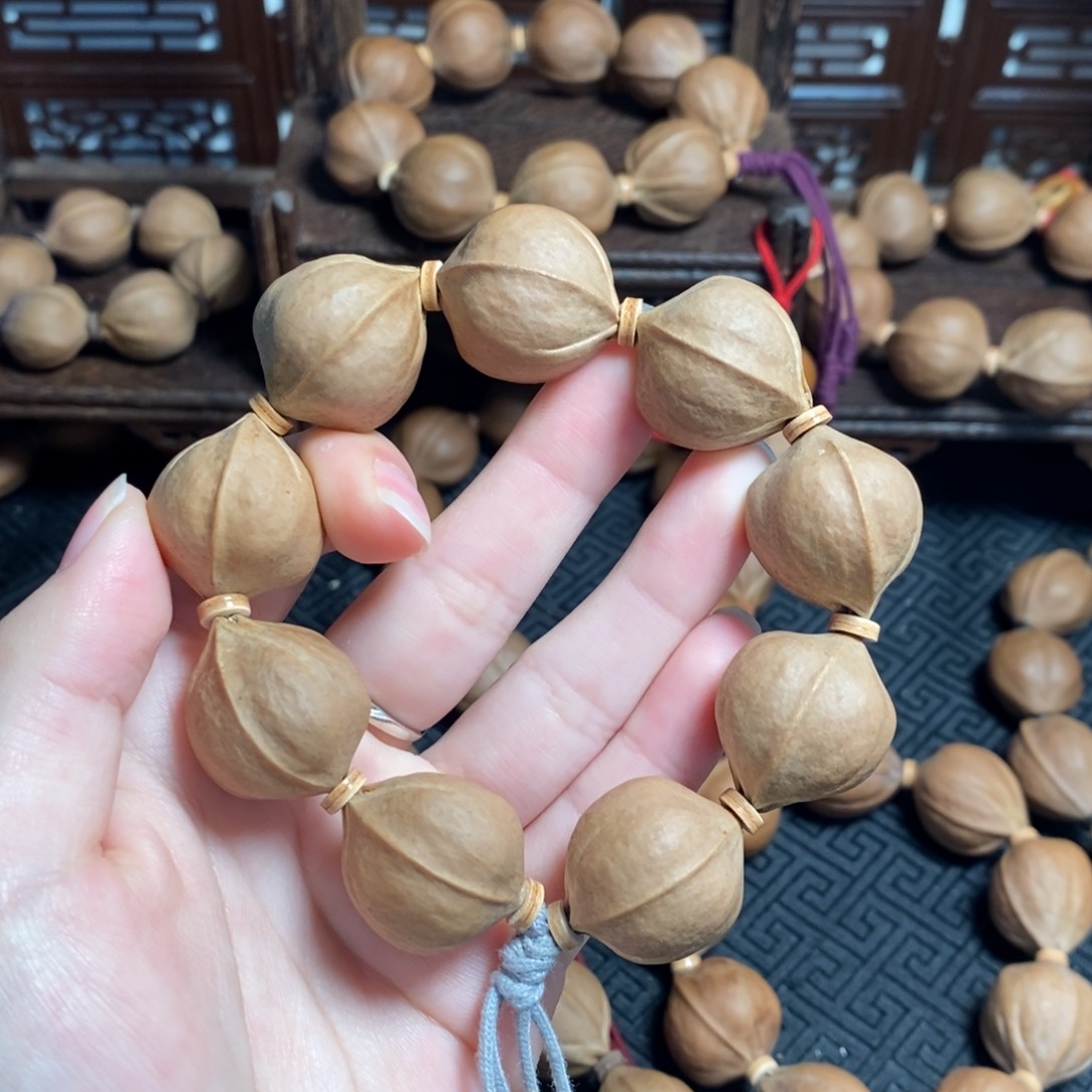 橄榄核手串/手链2124梅林铁三花橄榄核