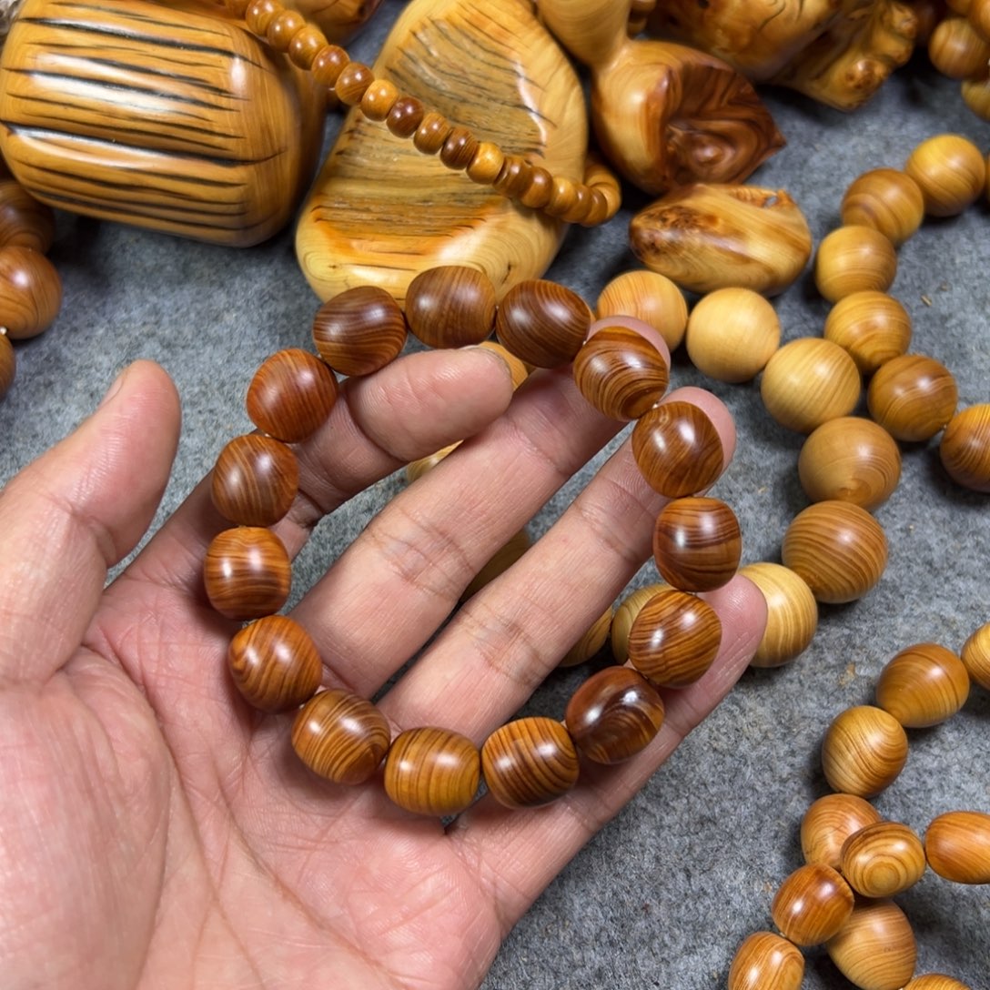 柏木（崖柏）太行黑油1.5枣珠