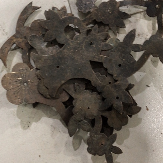 铜***片闪电购铜摆件工艺品