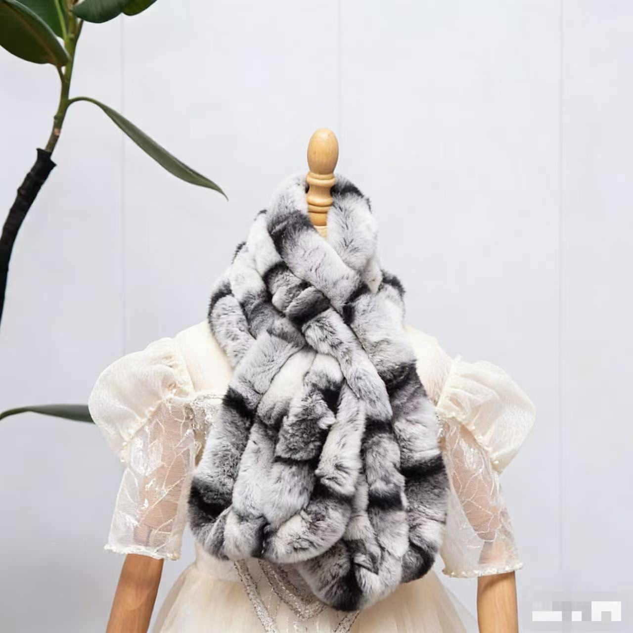 龙猫色秋冬季围巾男女加厚韩版时尚百搭保暖围脖