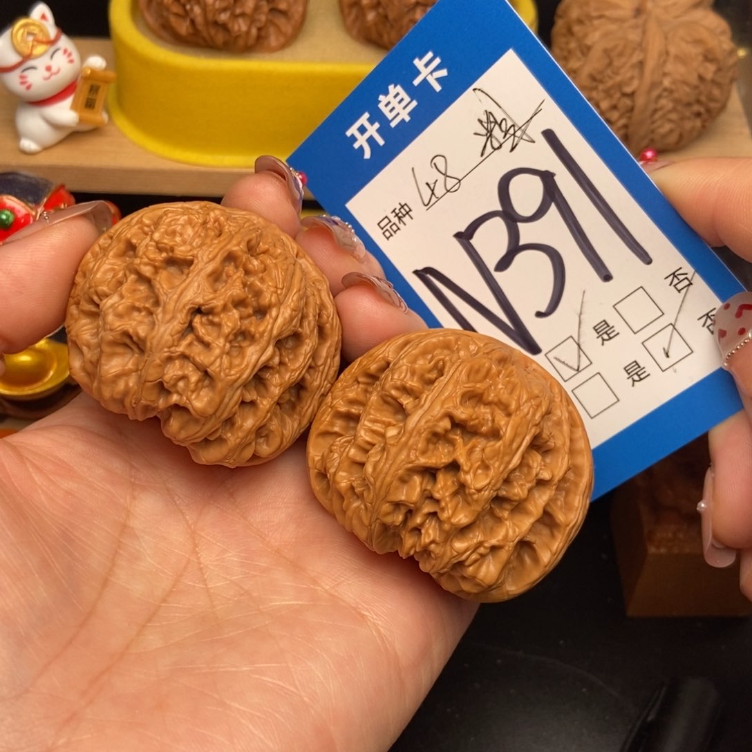 桃核吊坠核桃粗筋