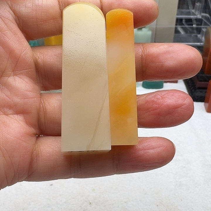 木***木寿山石印石老挝石素章