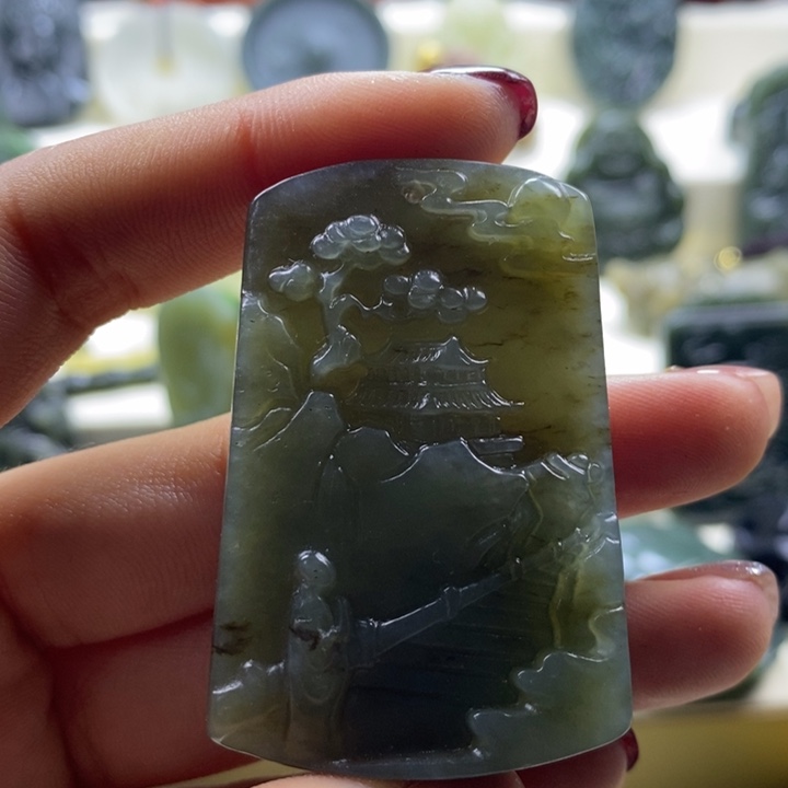 和田玉颈饰未镶嵌