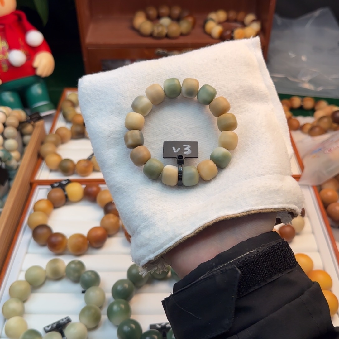 菩提根/象牙果手串卡14干磨微瑕3汉堡