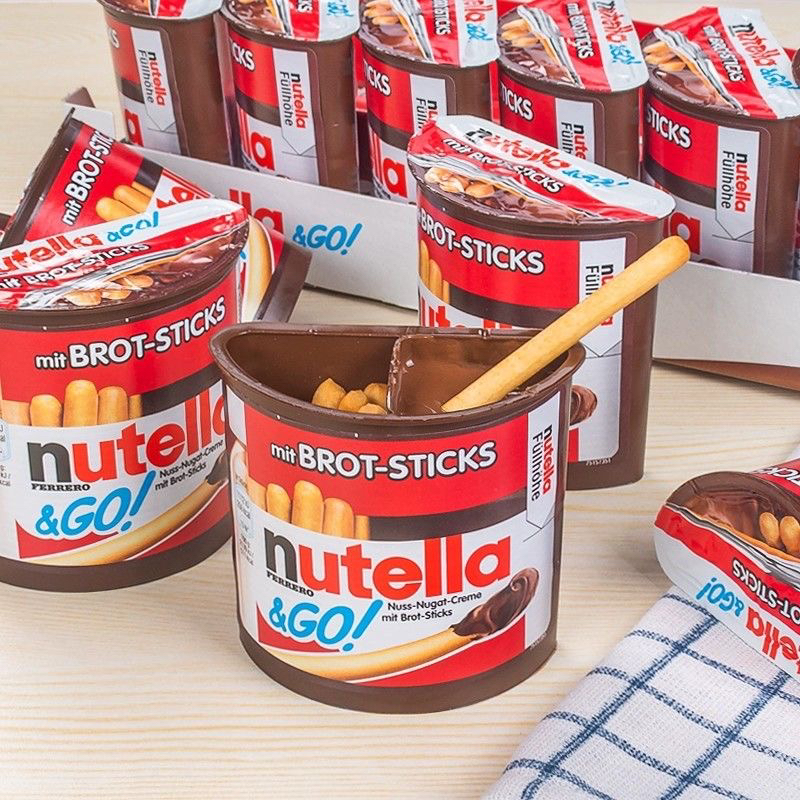 榛子巧克力酱手指饼干棒零食品蘸酱休闲小吃