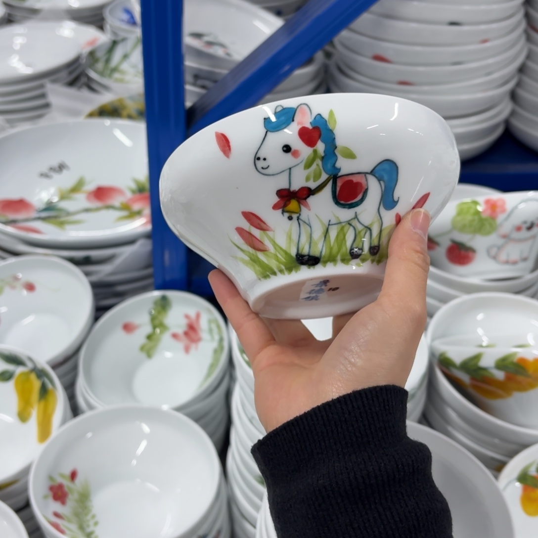 瓷片景德镇陶瓷-葫芦碗