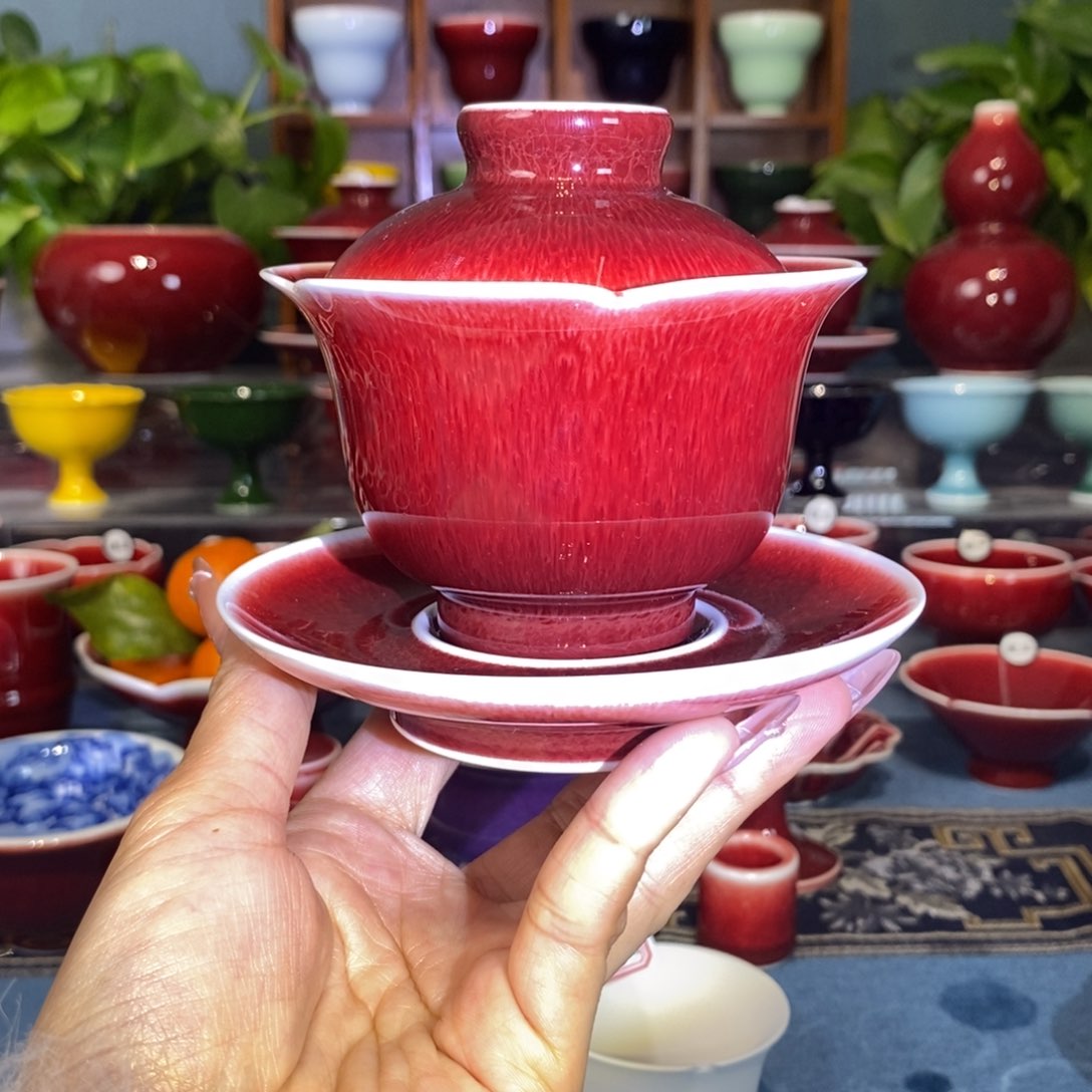 原矿郎红手工，福利大漏微瑕三才花口