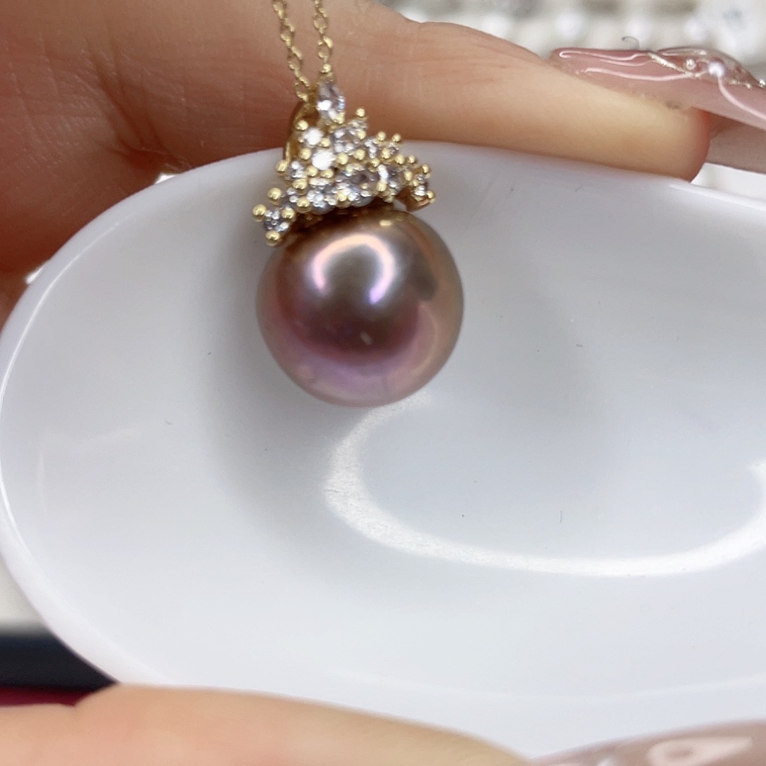 淡水珍珠未镶嵌吊坠(赠链)