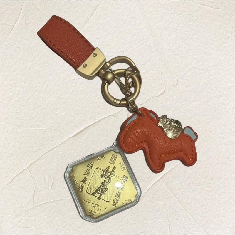 黄金999爆款马上有钱 挂件手机挂黄金包挂礼物 不送盒子 YSK02