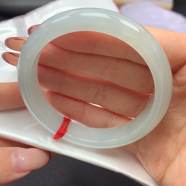 翡翠手镯未镶嵌57正圈