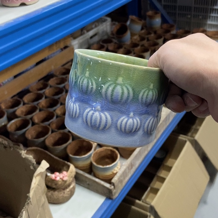 陶瓷花盆单场满9.9发9.5*7.7