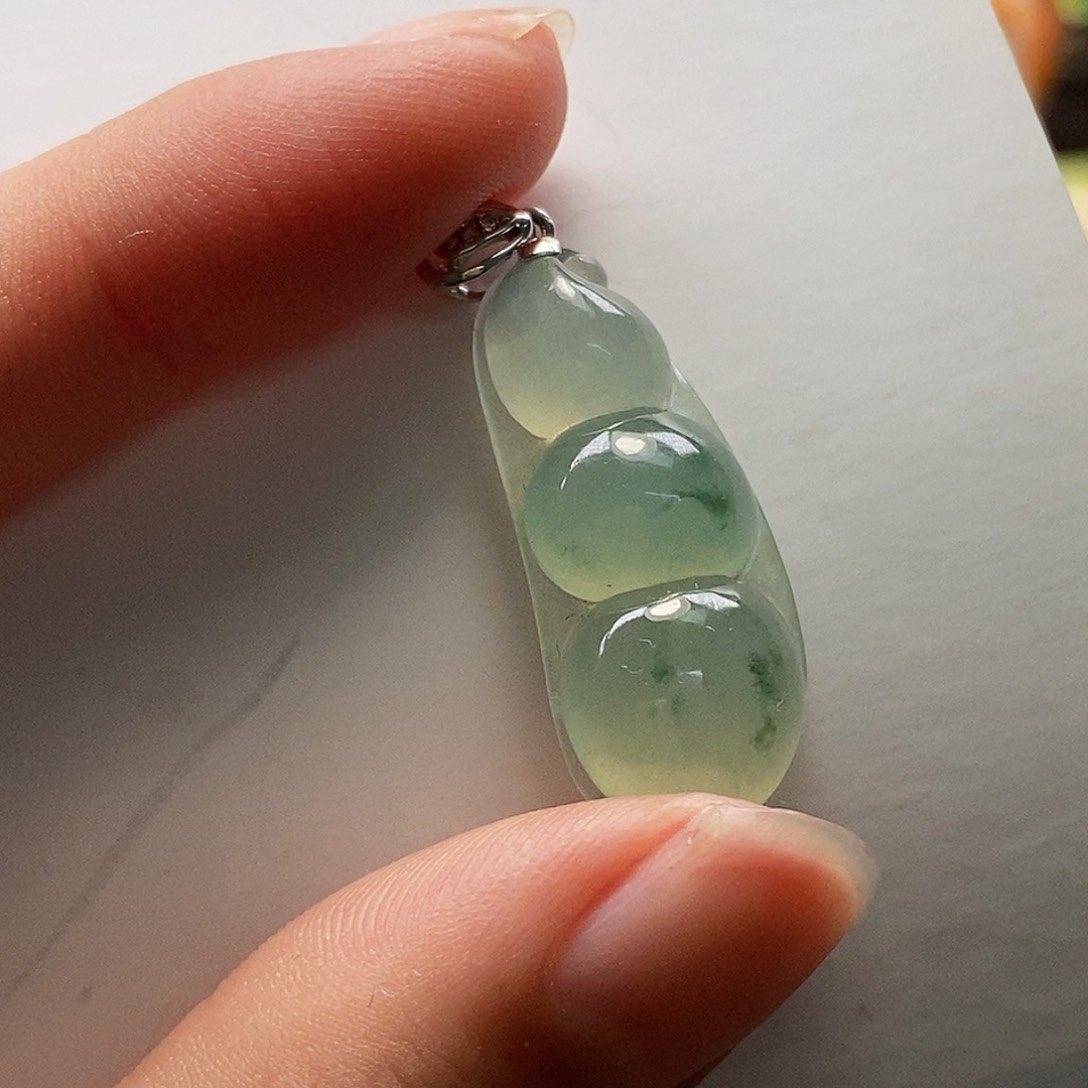 定制翡翠18K金镶嵌翡翠A货一物一证