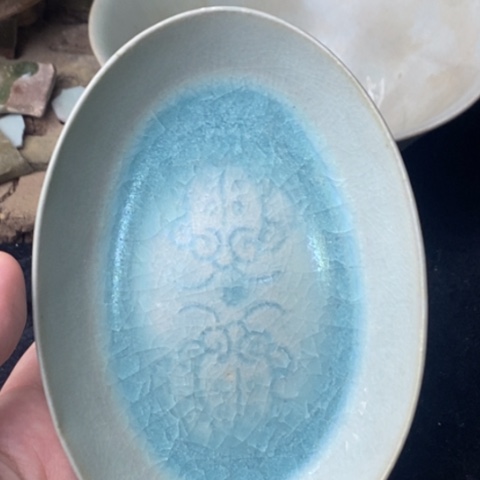 炉宝丰清凉寺汝窑残器