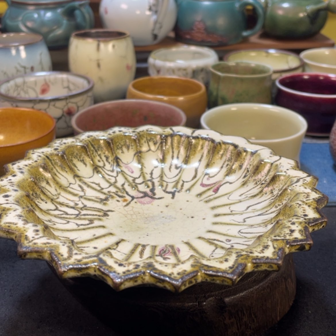 【闪购商品】摆件踏雪寻梅壶承