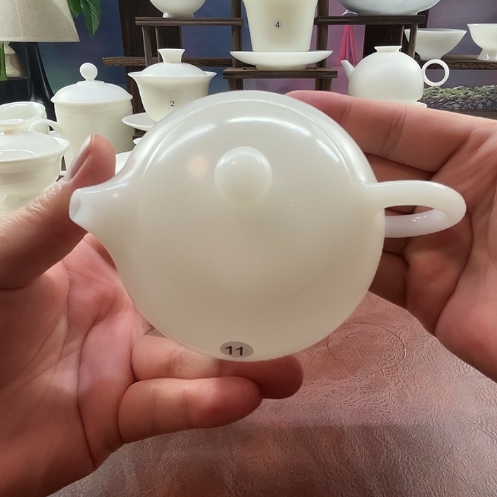 天花板泥料璞玉素烧瓷200ml西施壶