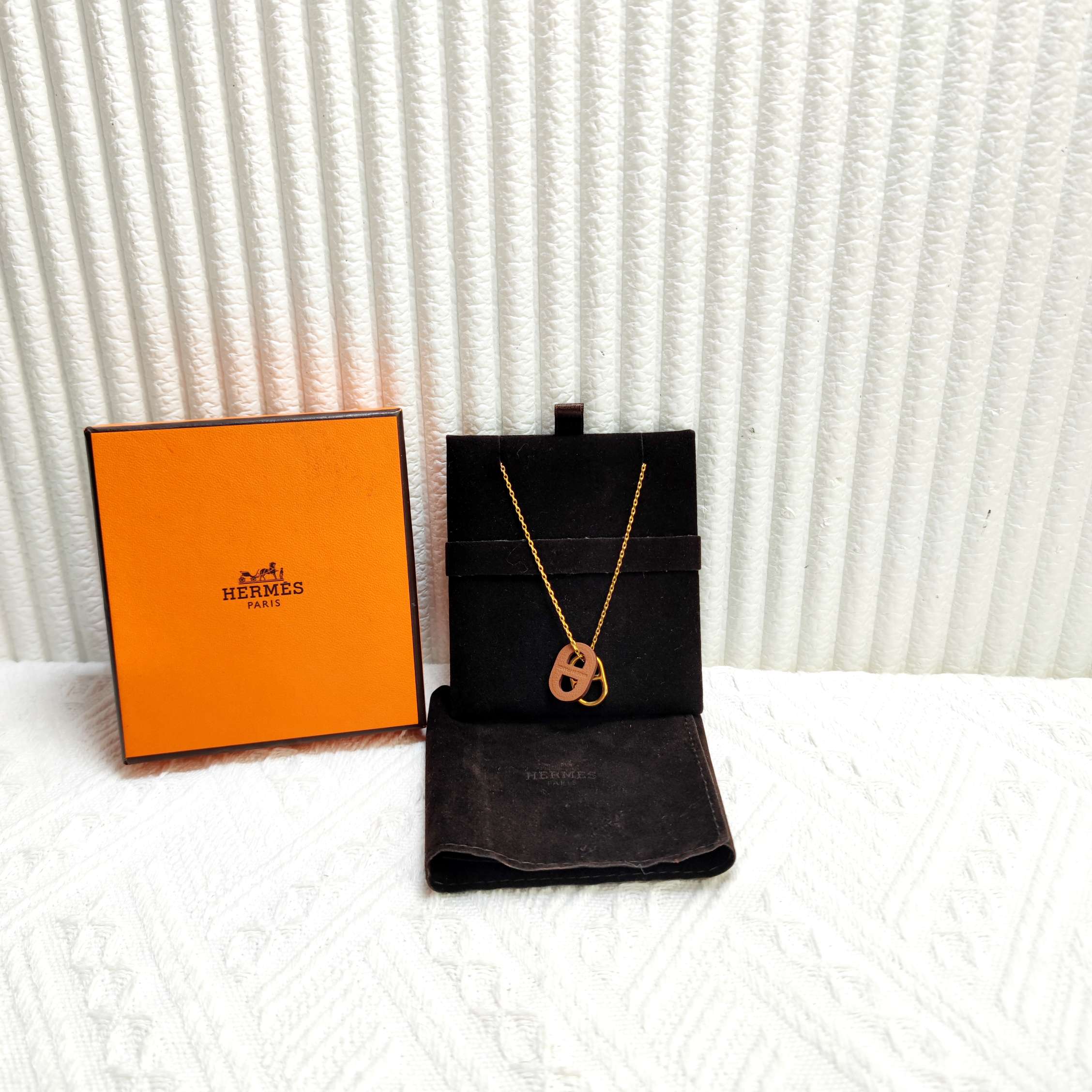 95新 Hermes/爱马仕 Hermes爱马仕Omaillon猪鼻子项链