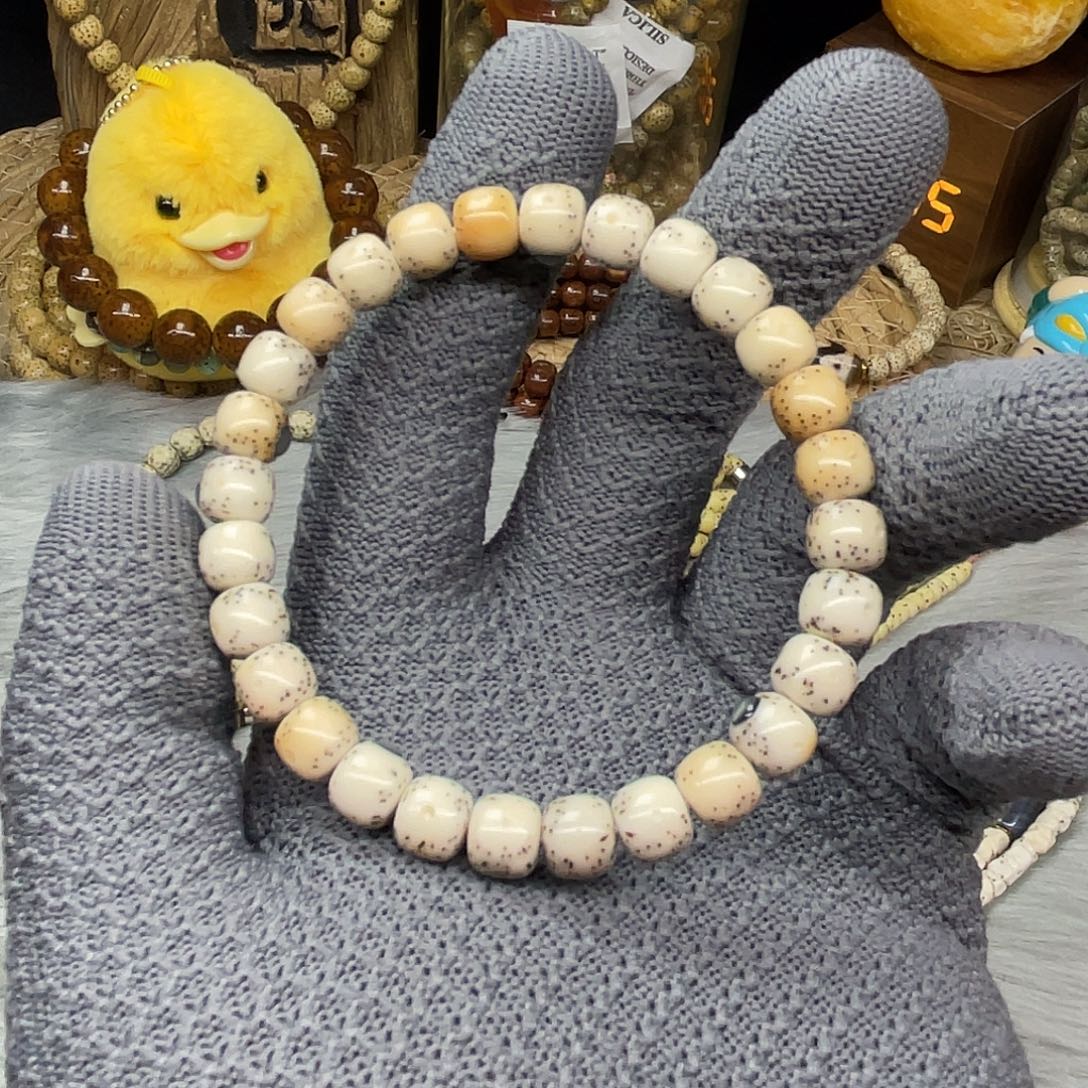 手串星月菩提老型火烧云手串