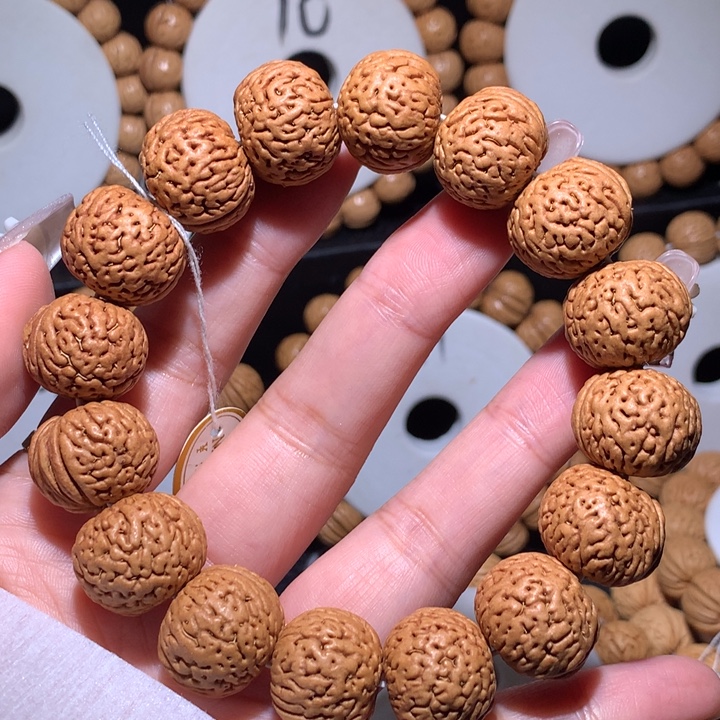 桃核手串王者南瓜原皮原色