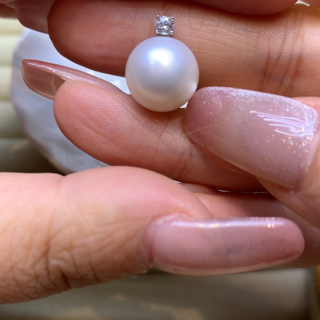 颈饰14K金镶嵌海水珍珠