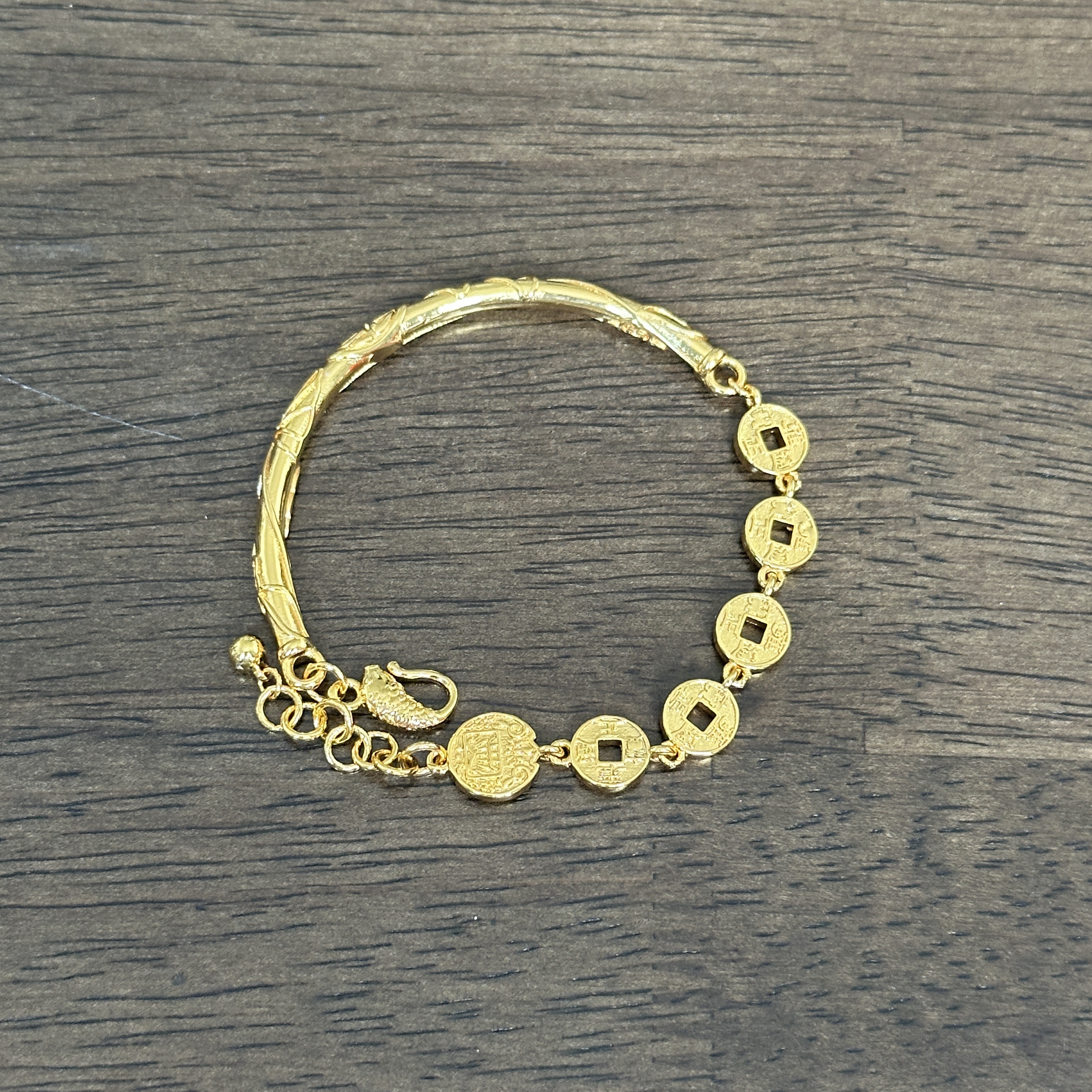 J0034钱币精品半镯手链