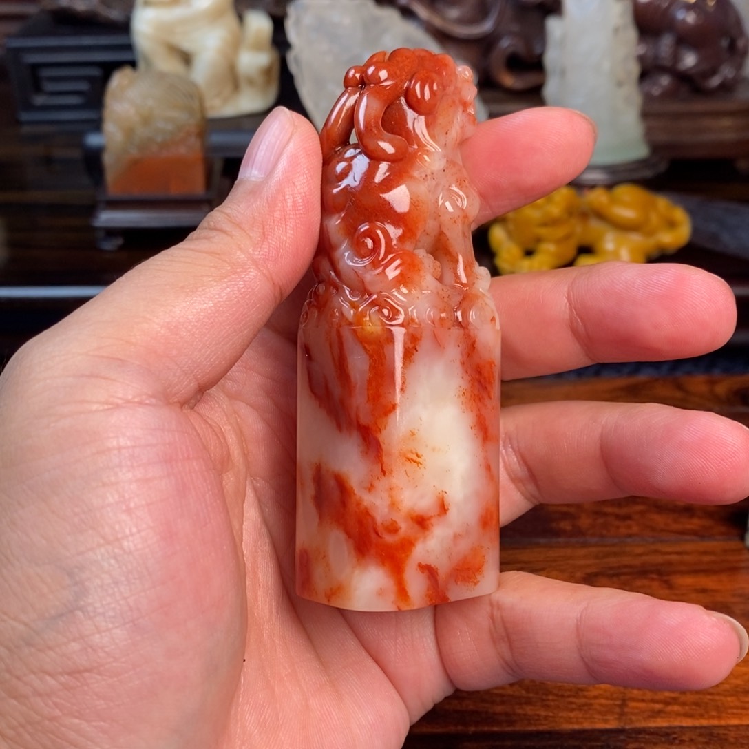 观**心寿山石收藏作品石