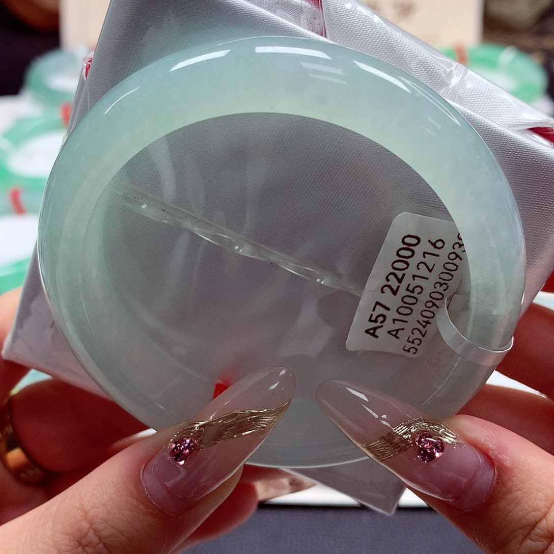 翡翠手镯未镶嵌22（17号）