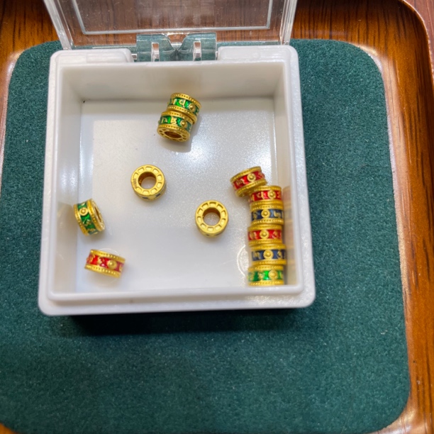 足金999烧蓝国风隔片该订单3个发 颜色订单备注不然随机