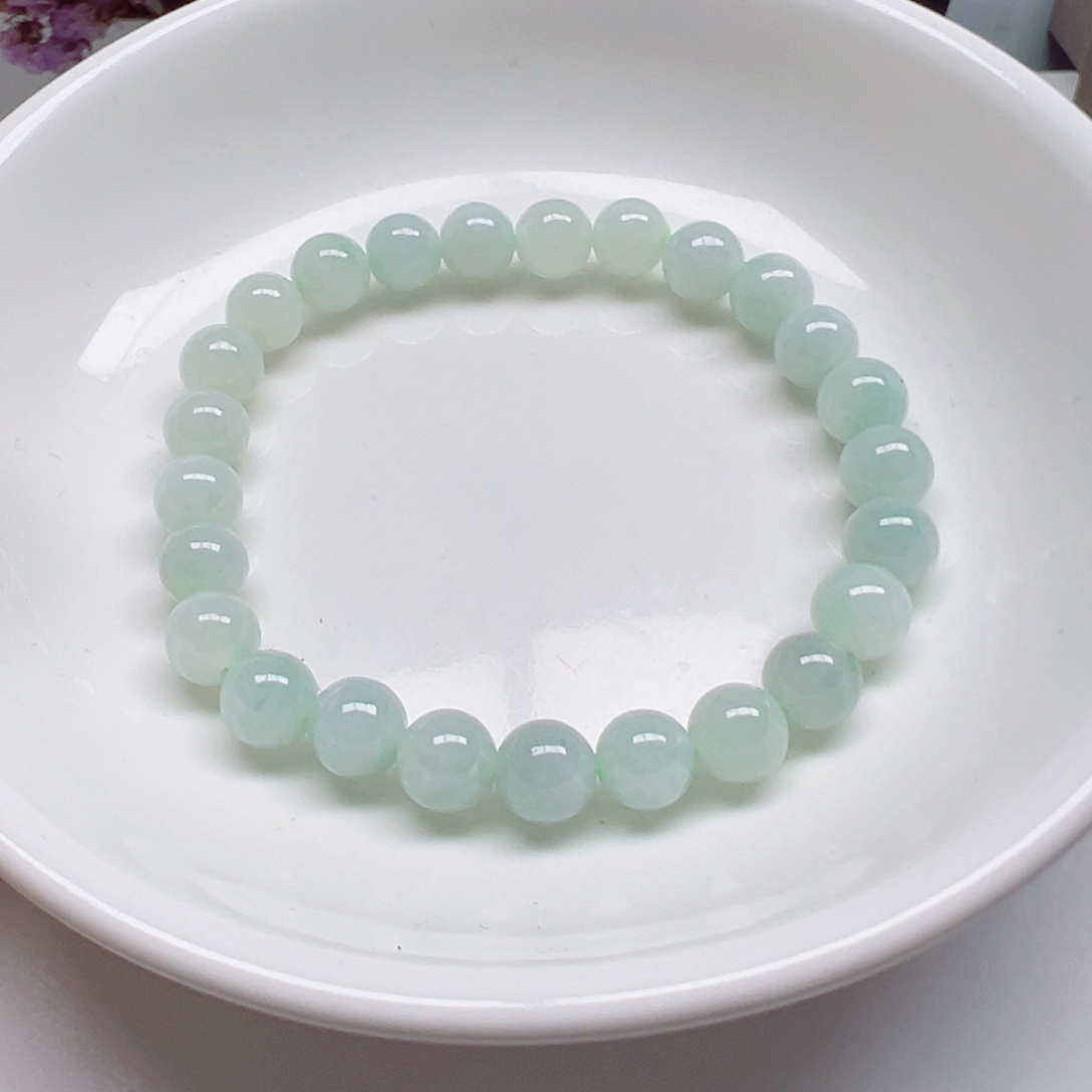 散珠翡翠纯天然缅甸翡翠A货卡7，20颗