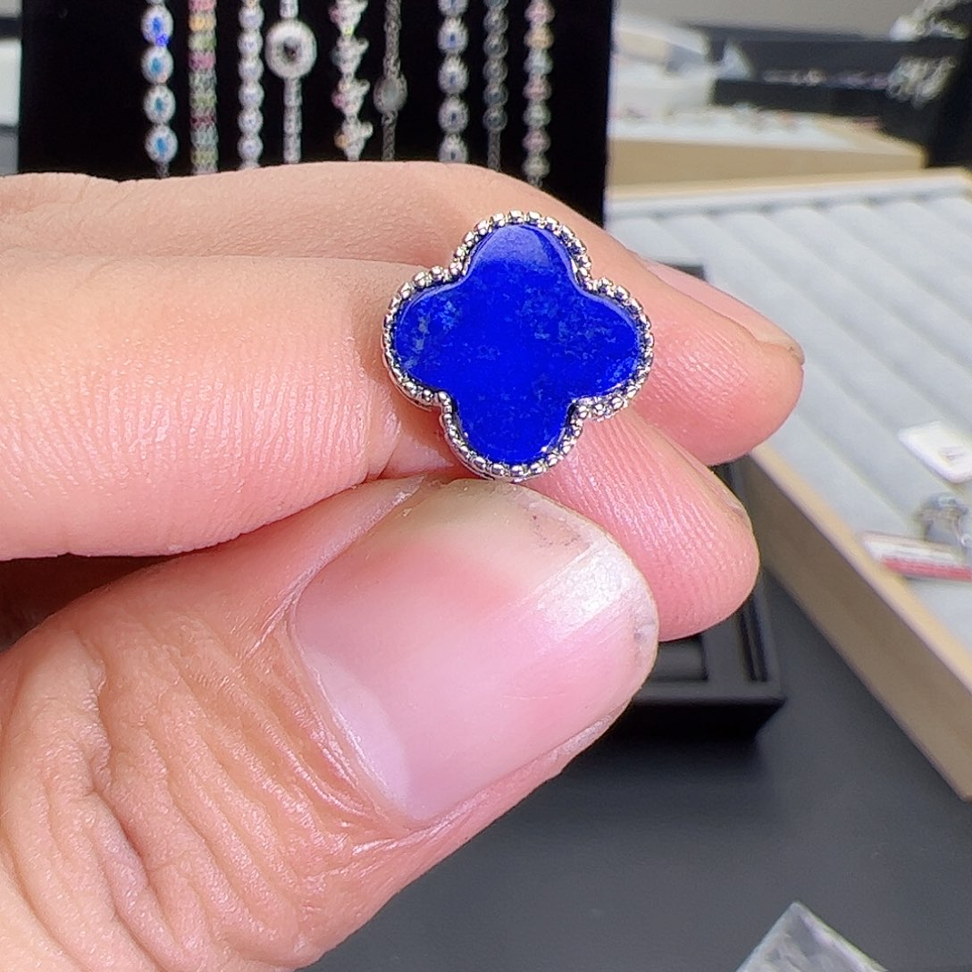 紫晶珠宝半成品银S925镶嵌